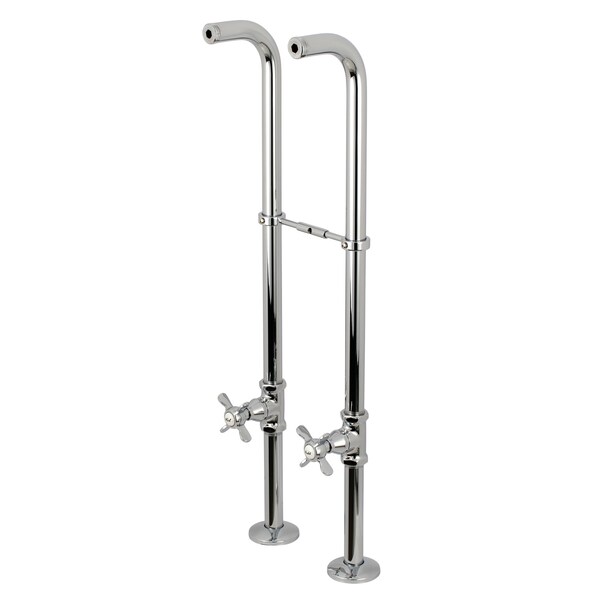 Freestanding Supply Line Package, Chrome